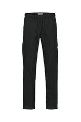 Jack & Jones Cal&ccedil;a cargo com bolsos laterais preto