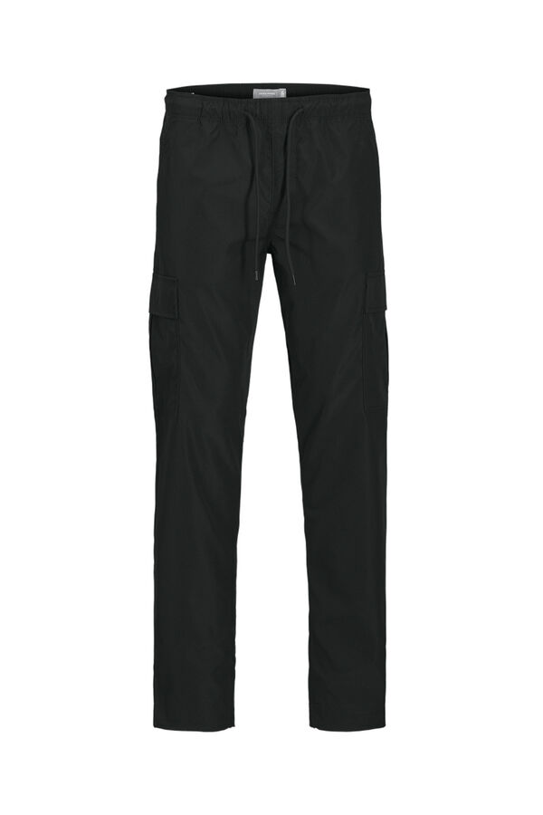 Jack & Jones Cal&ccedil;a cargo com bolsos laterais preto