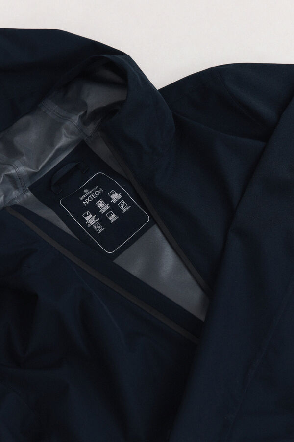 Springfield Short technical parka blue