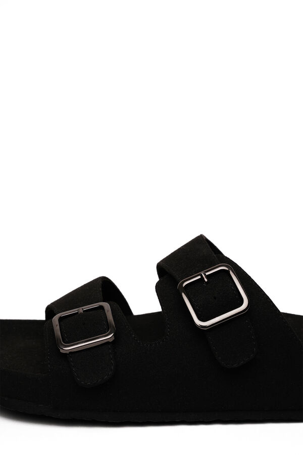 Paez Paez Sandal Bio Vegan Suede Black black