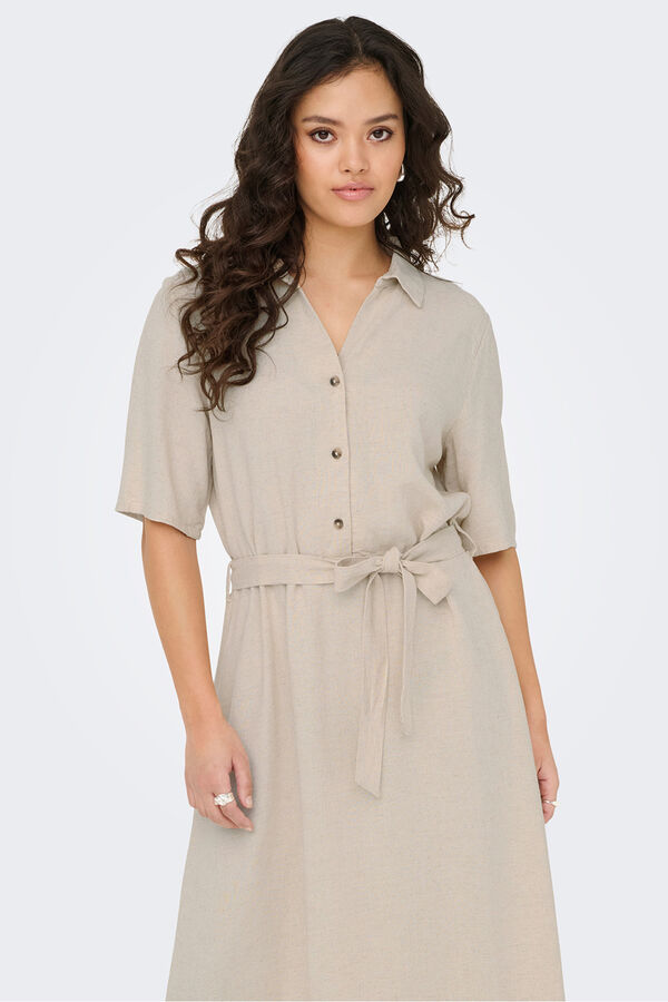 JDY Len midi ing ruha &ouml;vvel b&eacute;zs