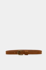 Springfield Faux suede studded belt color