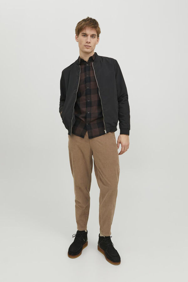 Jack & Jones Camisa confort fit tostado