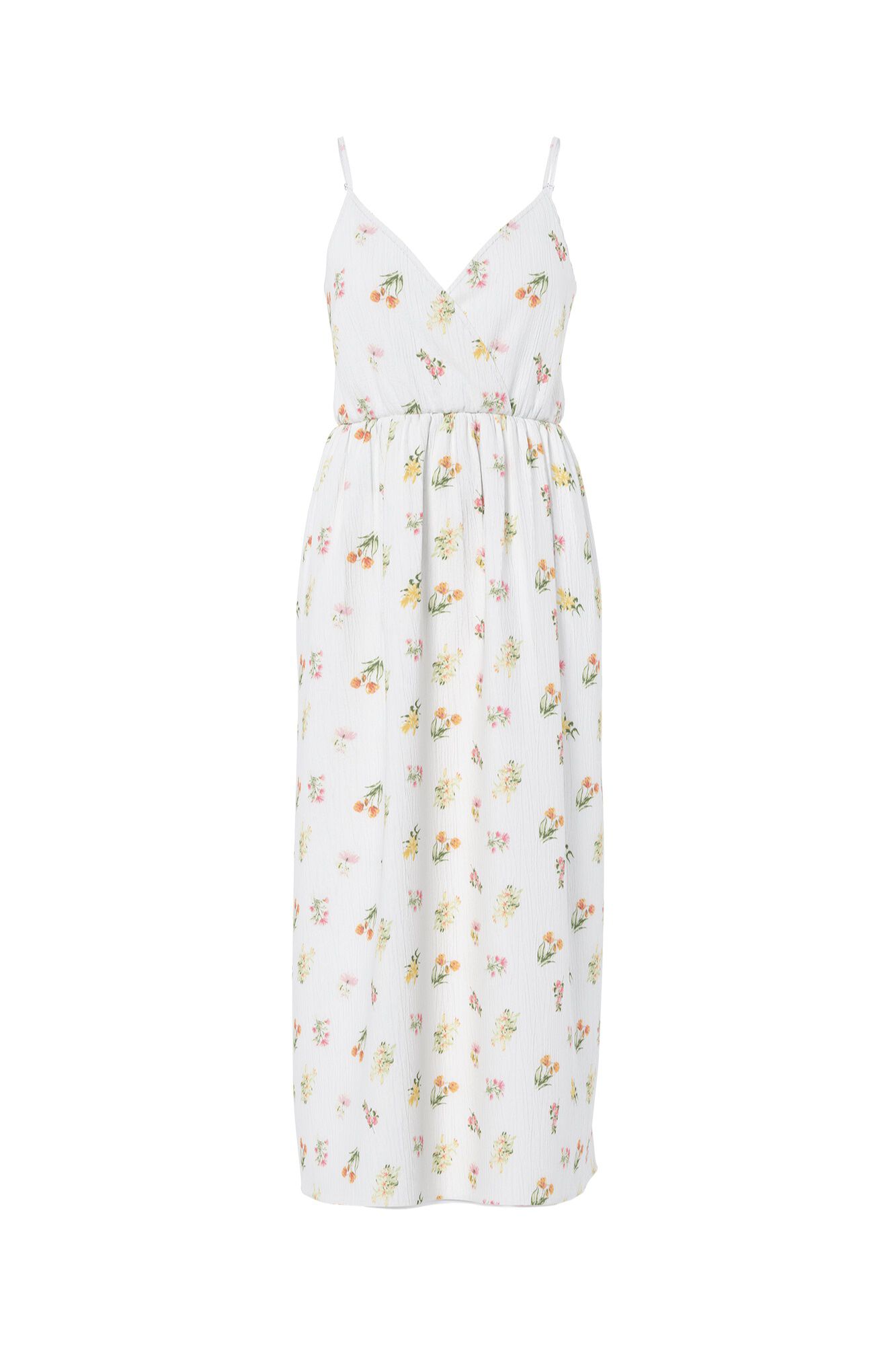 Pieces Vestido largo de tirantes estampado