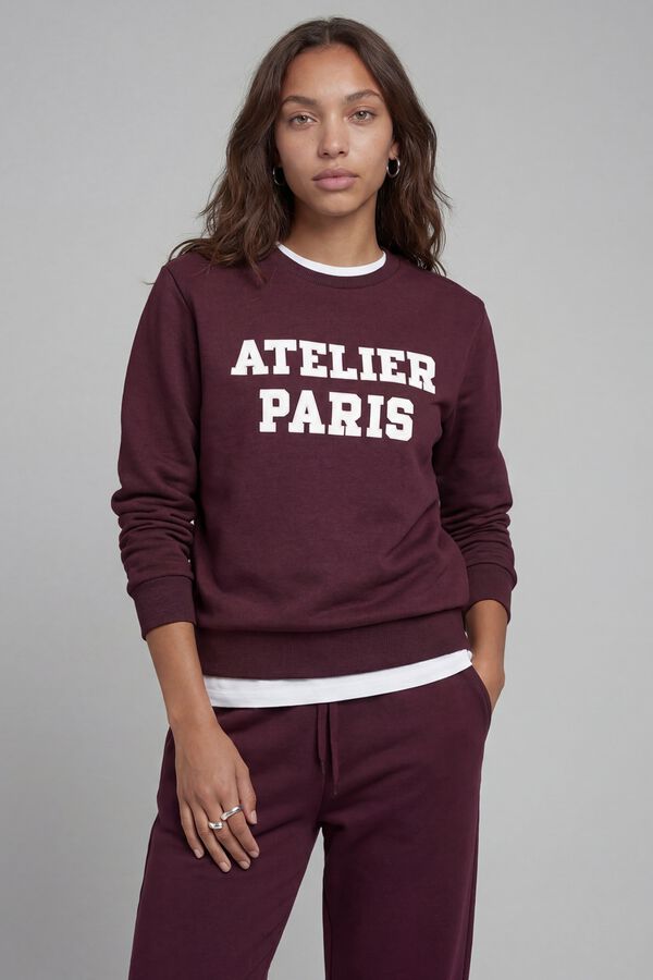 JJ REBEL Round neck sweatshirt pink