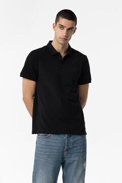 Springfield Piqué Polo Shirt black