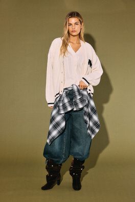 Chaqueta de punto con botones