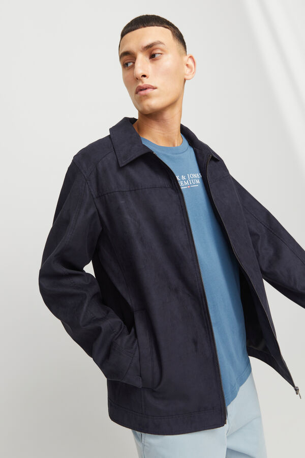 Jack & Jones Cazadora Harrington regular fit negro