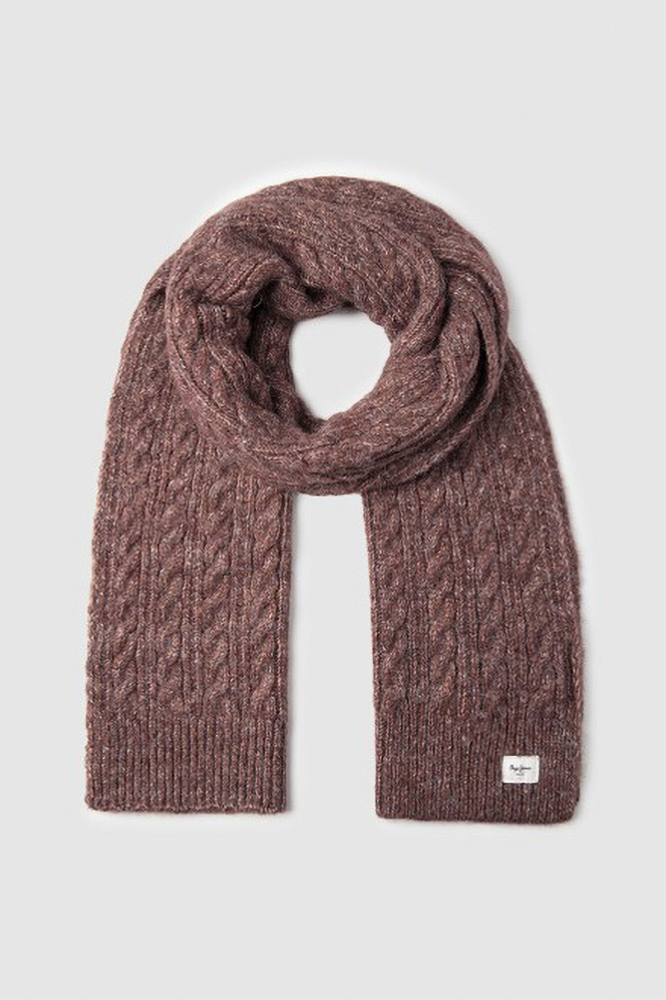 Pepe Jeans Bufanda de punto trenzado