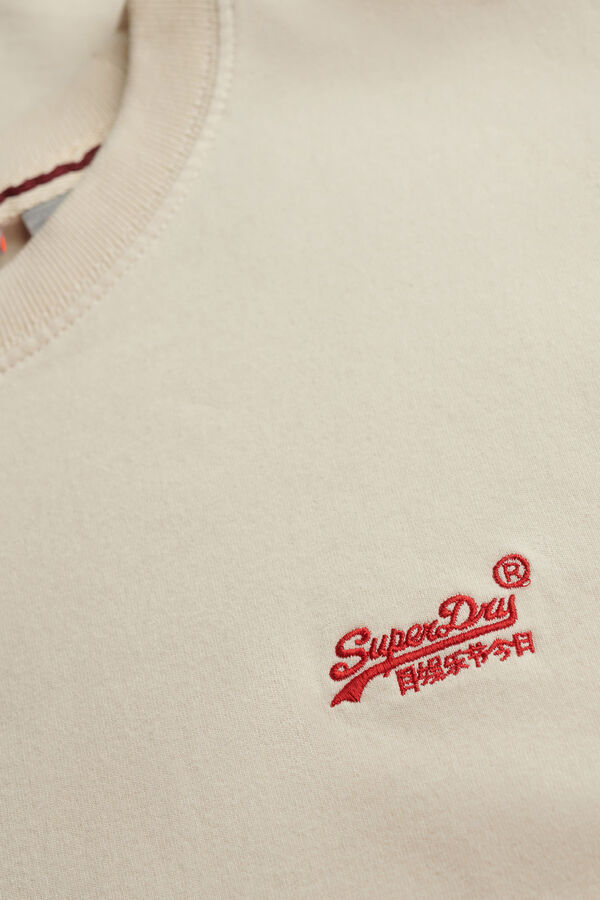 Superdry Basic short sleeve with small logo T-shirt nude