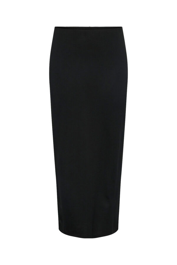 Springfield Women's midi skirt with elasticated waist black