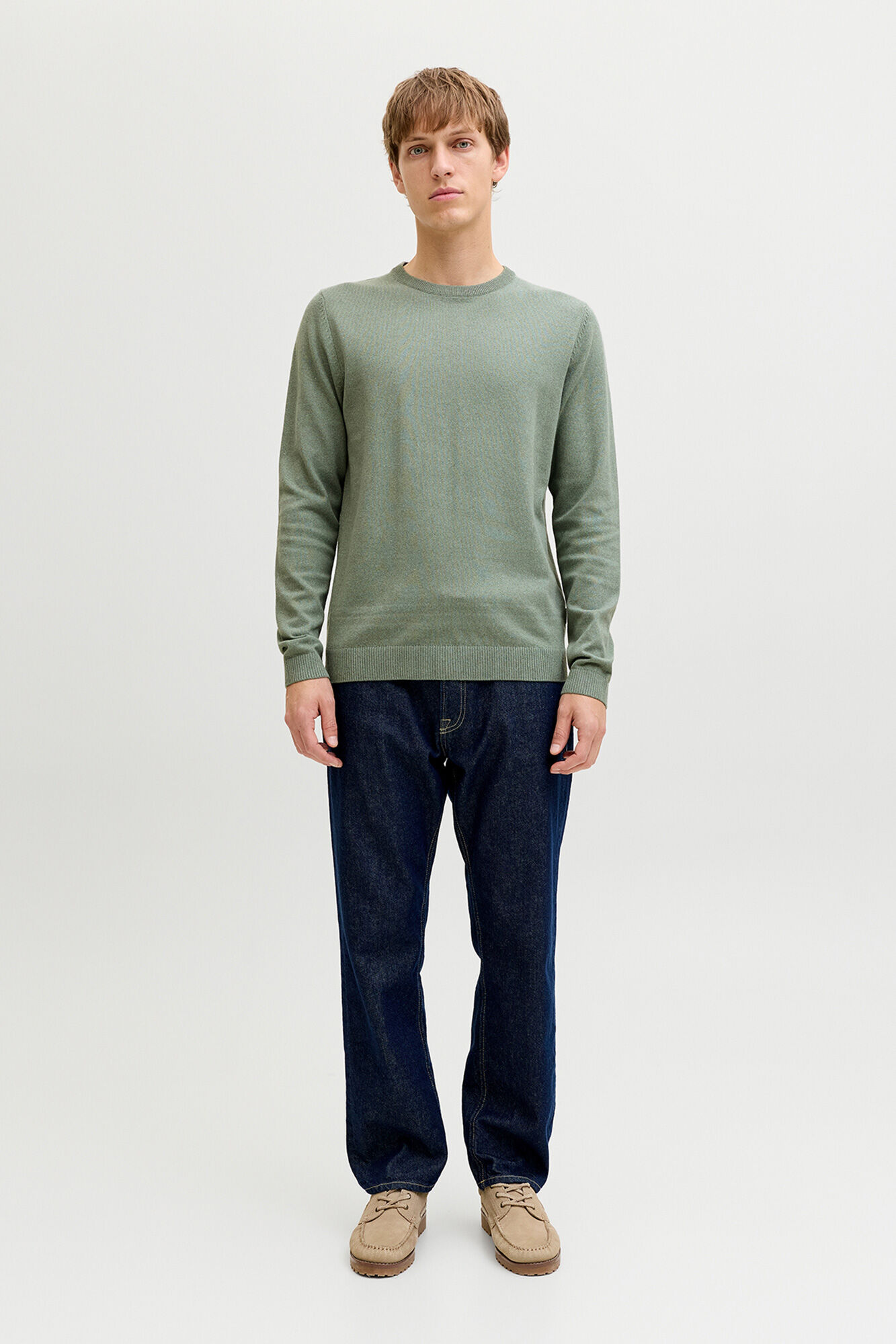 JJ REBEL su&eacute;ter b&aacute;sico de malha de manga comprida