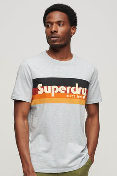 Springfield Striped T-shirt with Cali logo blue mix