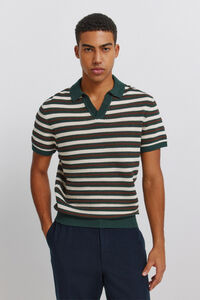 Springfield Structured striped polo shirt