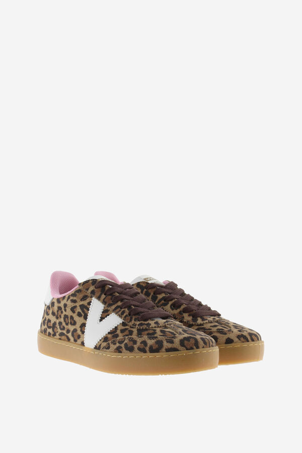 Victoria Victoria faux leather sneakers printed