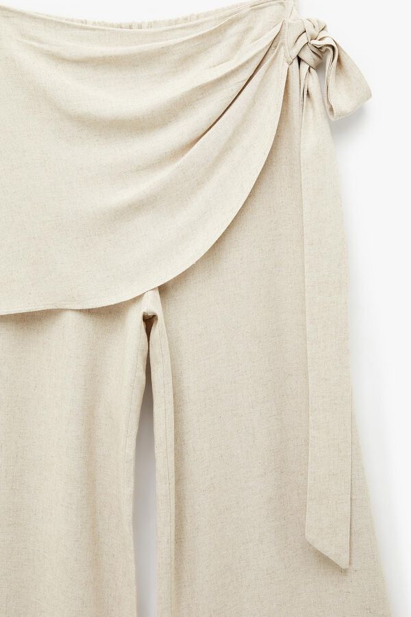 Koton Hose mit Rock-Effekt Beige