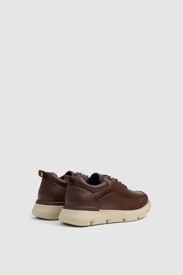 Inside Lace-up casual shoes nude