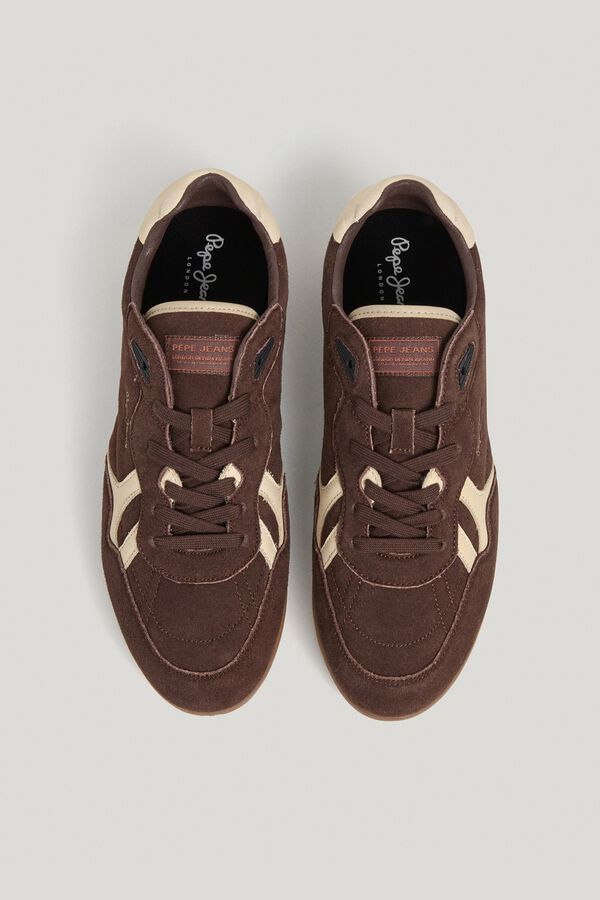 Pepe Jeans Leather sneakers brown