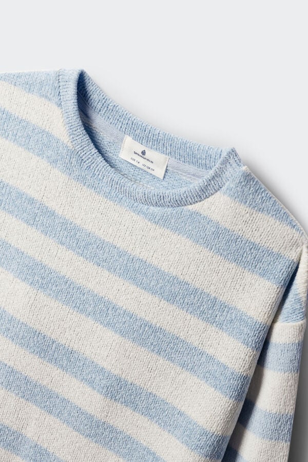 Springfield Kids Chenilla rayas ni&ntilde;a beige