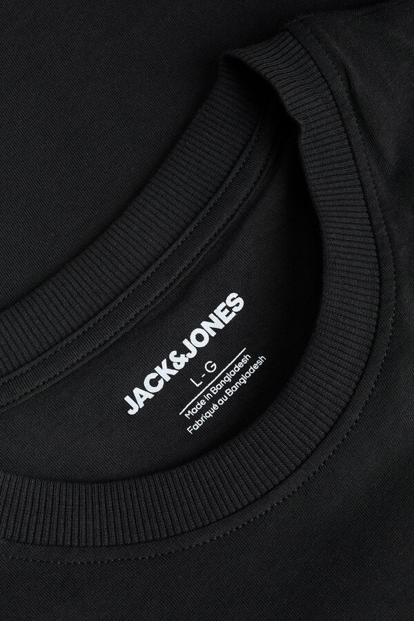 Jack & Jones PLUS Printed short sleeve T-shirt black