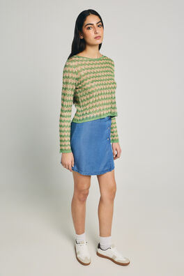 Falda corta de tencel