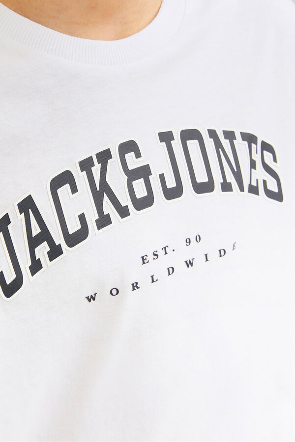 Jack & Jones Junior Relaxed logo T-shirt white