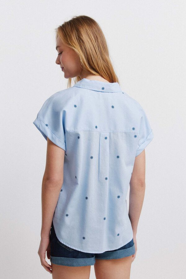 Springfield Oxford basic shirt blue