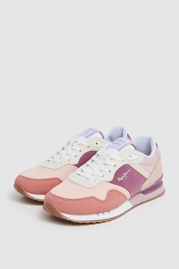 Springfield Lace-up running trainers pink