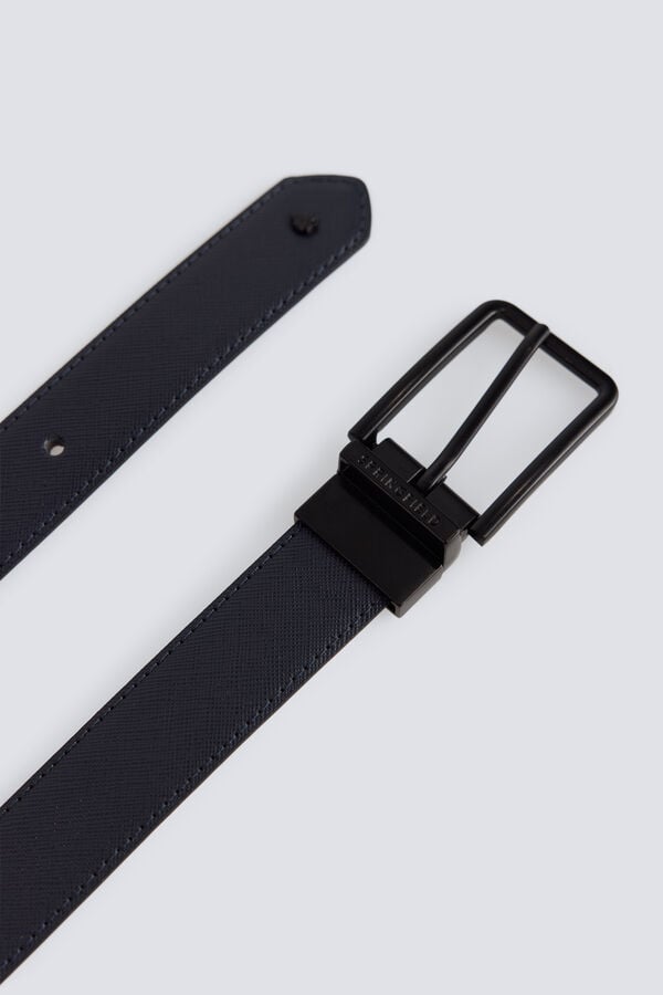 Springfield Basic faux leather belt black