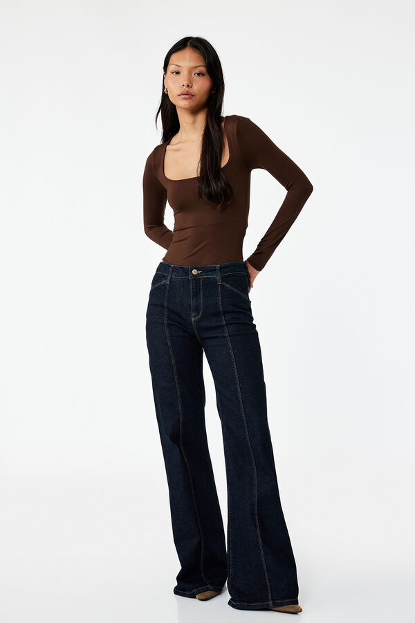 Koton Bodysuit with snap fastening nude