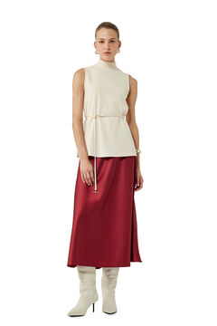 Koton Falda midi de corte regular con cintura est&aacute;ndar