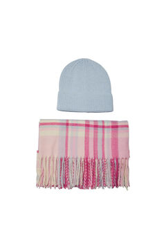 Springfield Hat and scarf set purple