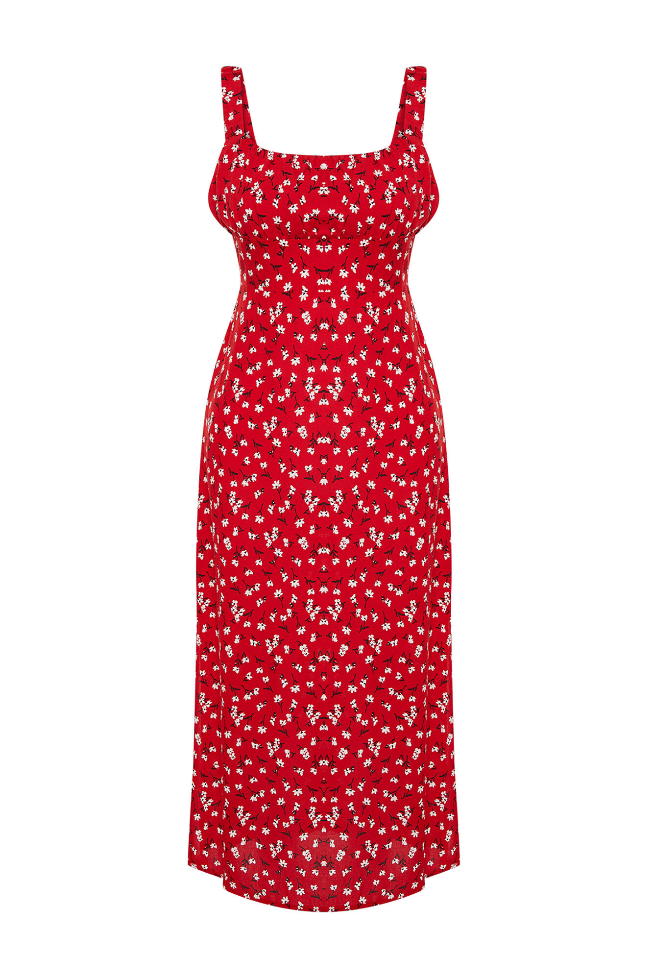 Trendyol Vestido midi tirantes