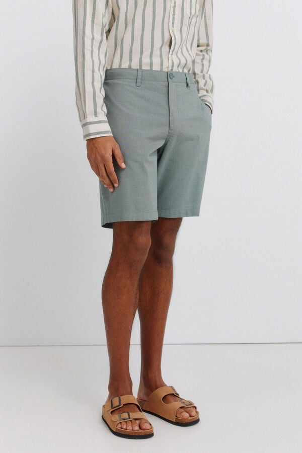 Springfield Structured Bermuda shorts green
