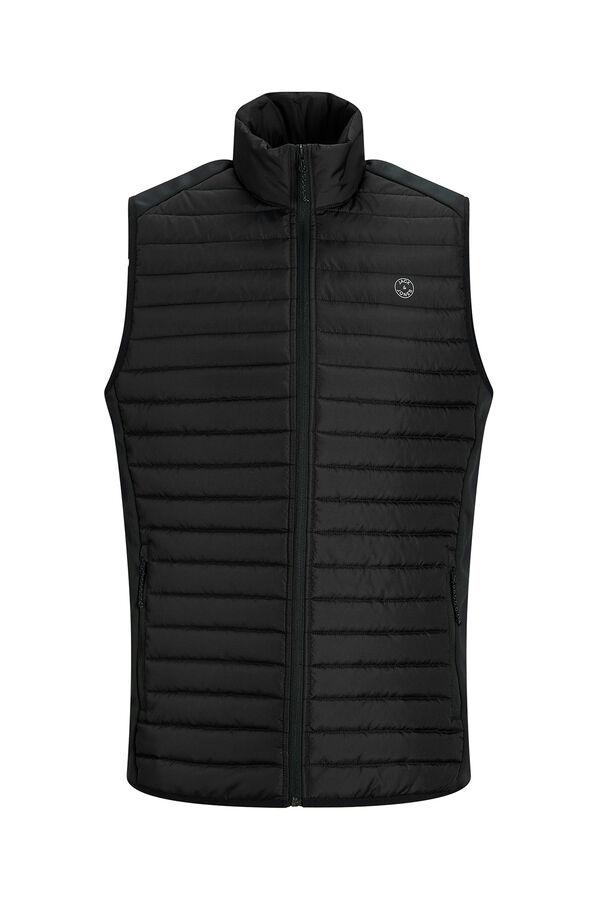 Jack & Jones PLUS Chaleco acolchado ligero PLUS negro