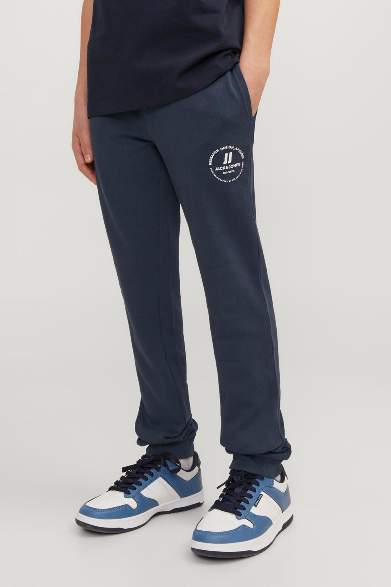 Jack & Jones Junior jogger de algod&oacute;n slim fit