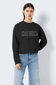 Springfield Front print sweatshirt black