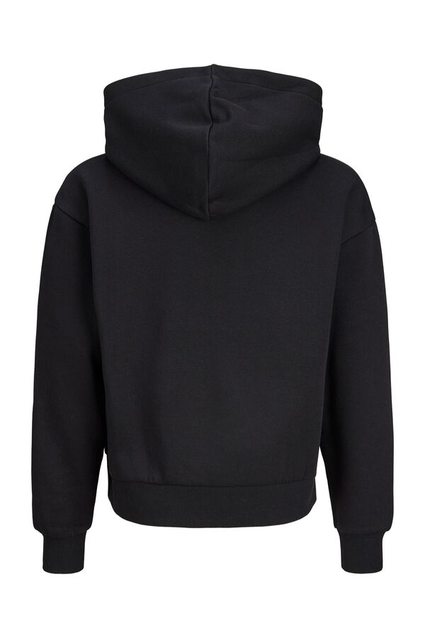 Jack & Jones Girl Hooded logo sweatshirt black