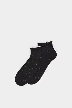Springfield Polka-Dot Socks black