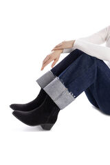 XTI Embroidered Cowboy Boot noir