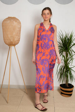 Springfield Floral Marrakech Dress tan
