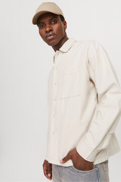 Jack & Jones Sobrecamisa de sarga corte ancho