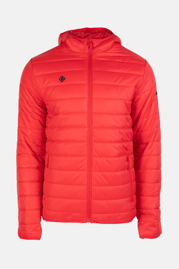 Izas Lightweight Fiber Jacket with Hood burgundy