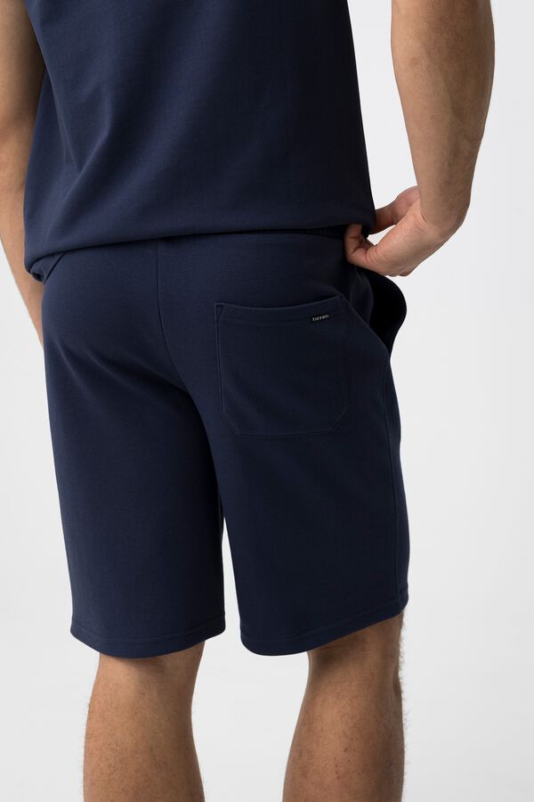 Tiffosi Bermudas cord&oacute;n ajustable azul