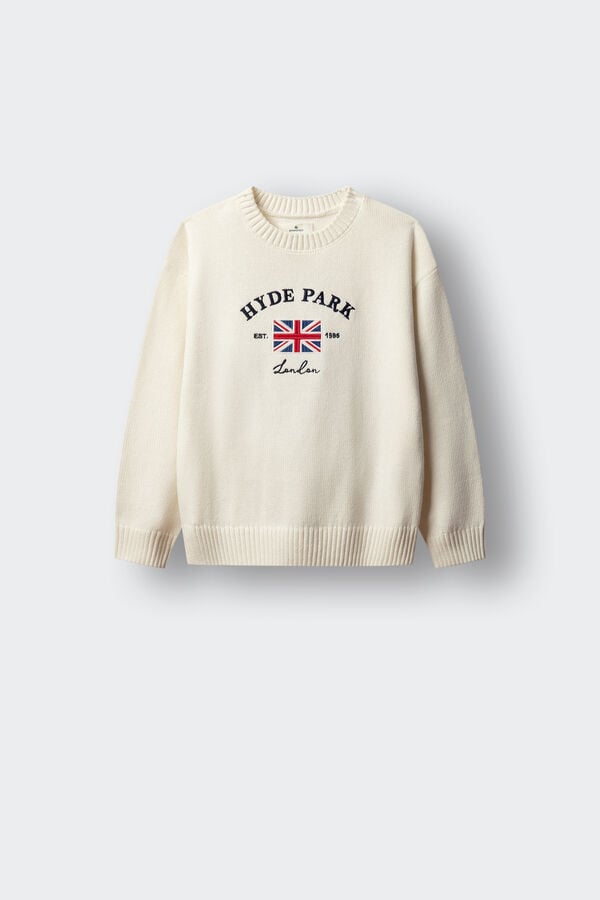 Springfield Kids Jersey bandera ni&ntilde;a blanco