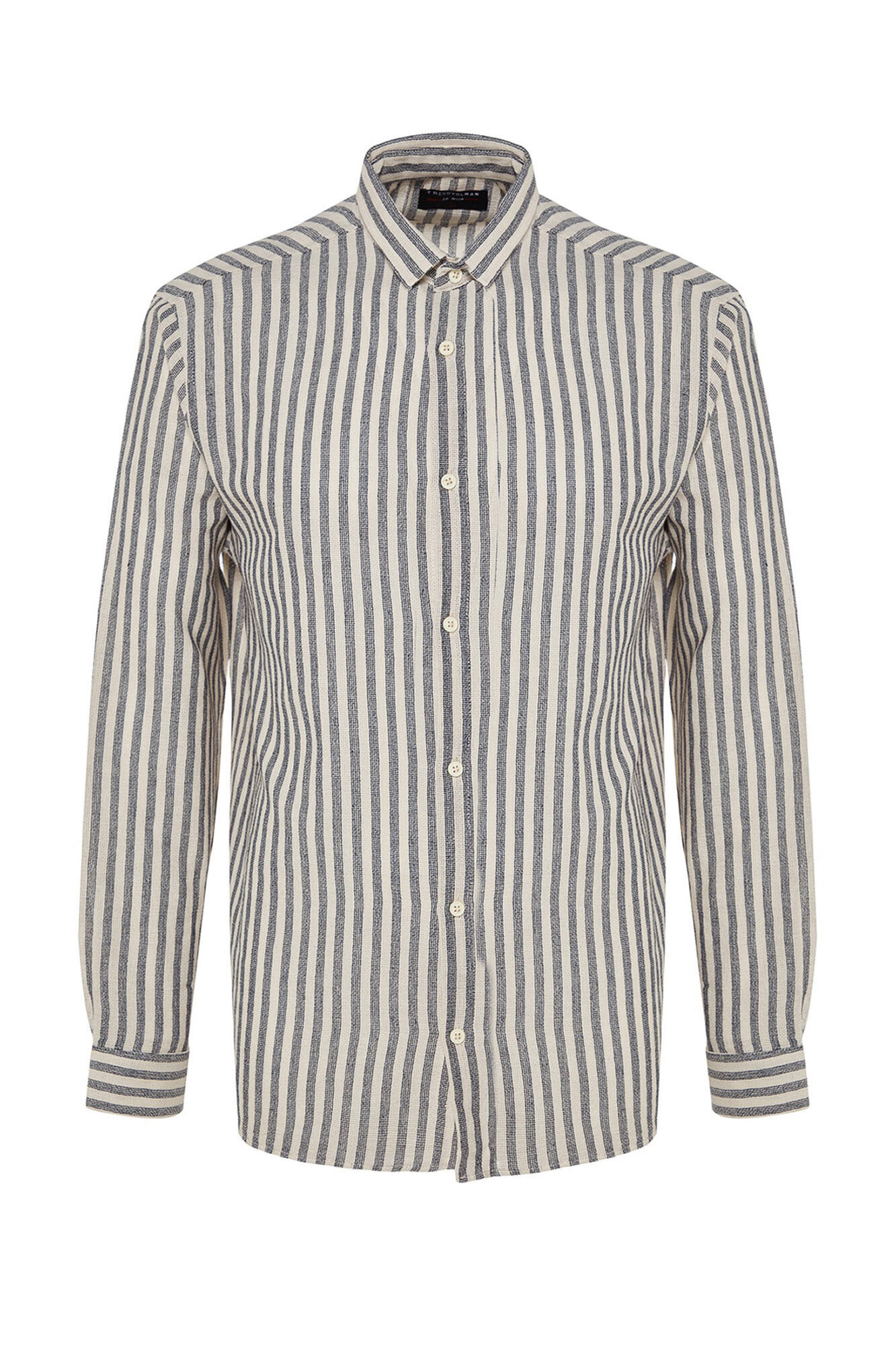 Trendyol Camisa rayas de manga larga