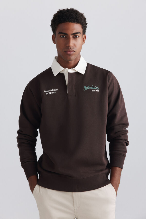 Springfield Intrepide rugby sweatshirt nude