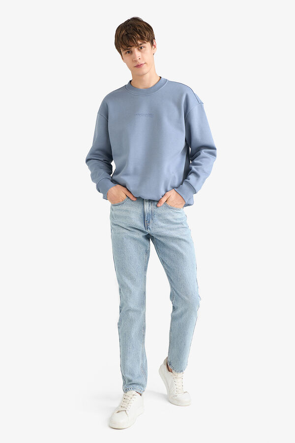 DeFacto Round neck sweatshirt grey