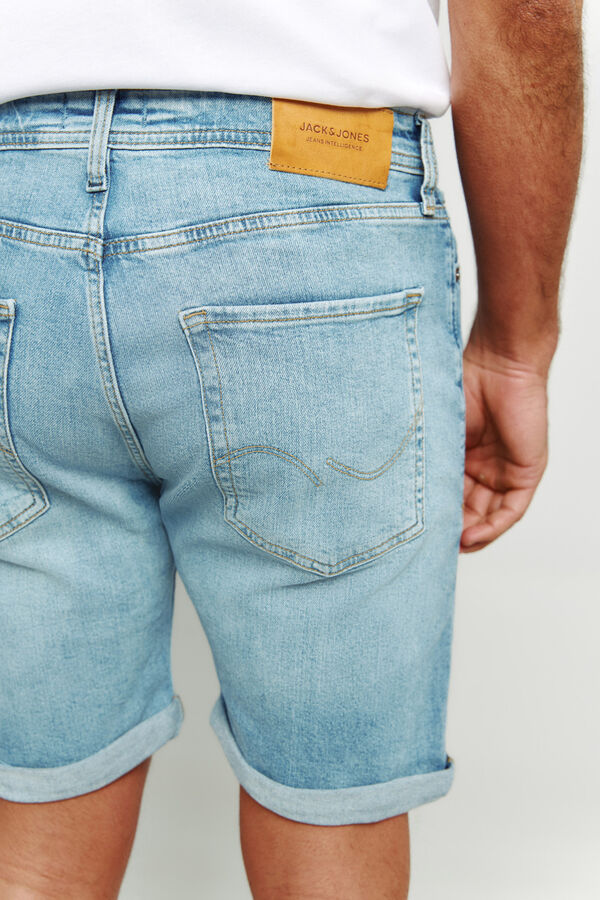 Jack & Jones Bermudas aus Denim Regular Fit Blau