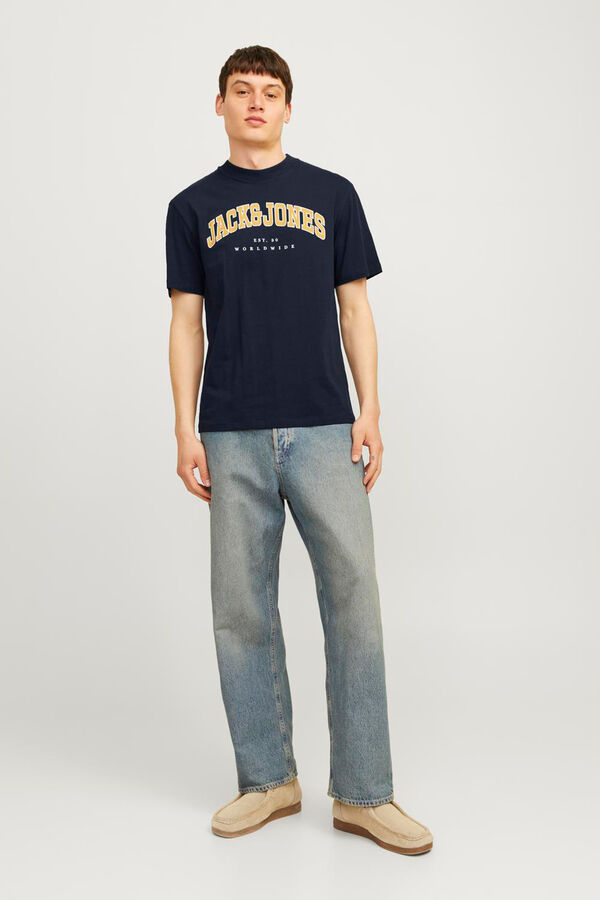 Jack & Jones Camiseta relaxed fit azul